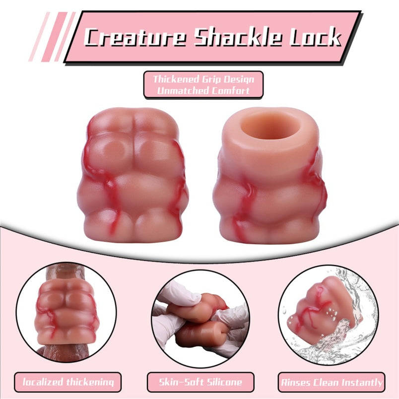 Horsedildo Fantasy Cock Ring - Powe Muscle Penis Extender Sex Toys for Men Gay Couple