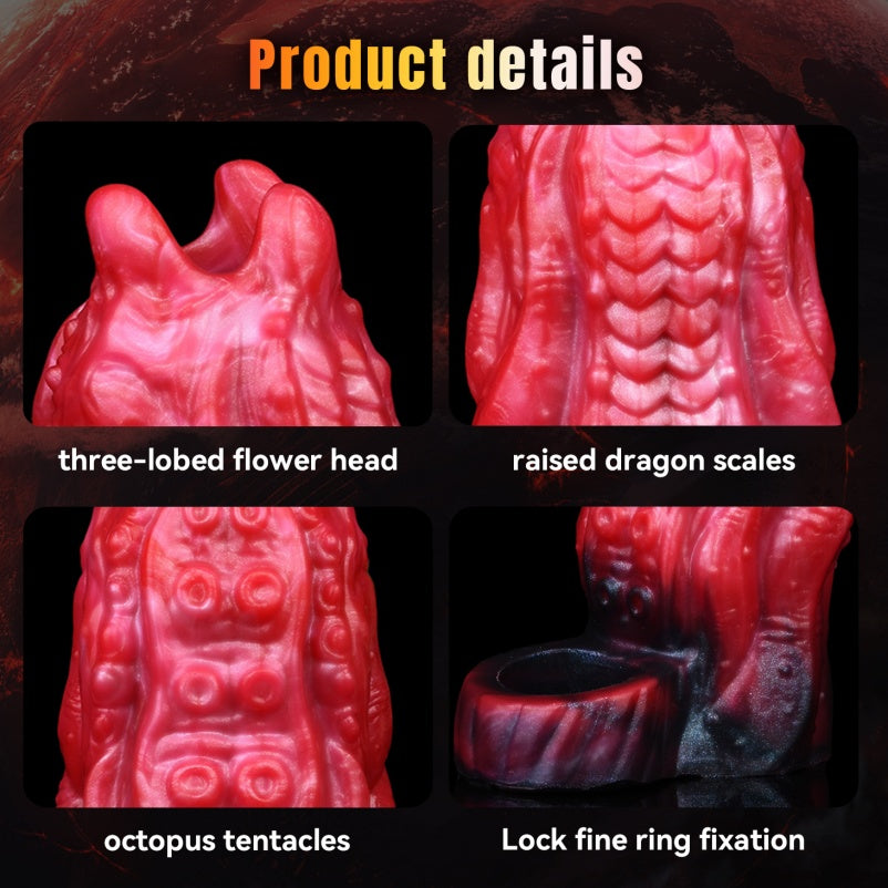 Monster Tentacle Fantasy Vibrating Penis Sleeve - ED Enhancement and Ejaculation Control for Men