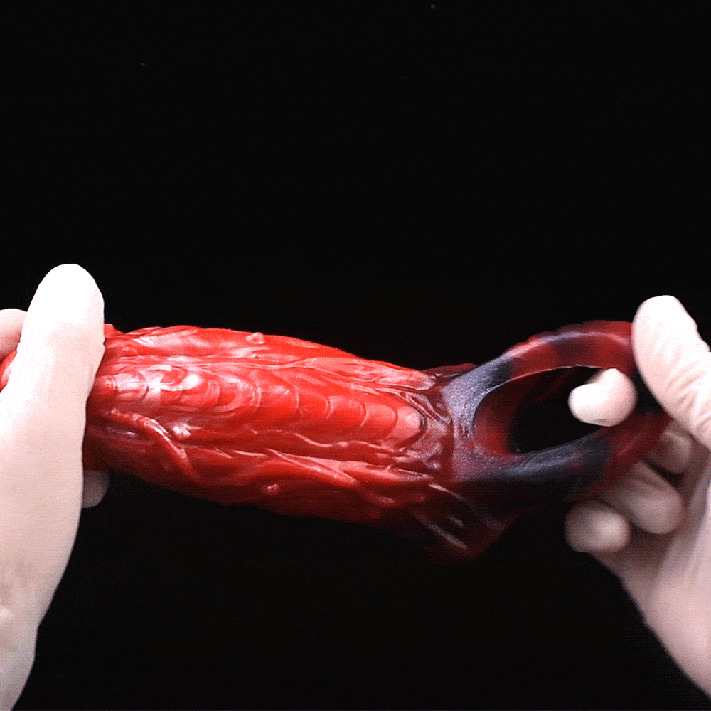 Dragondildo Vibrating Cock Sleeve - Fantasy Penis Sheath Extension Sex Toys for Men