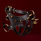 Fantasy BDSM Mask Bettie Bondage - Leather Gear Extreme Restraint Couple Sex Toys
