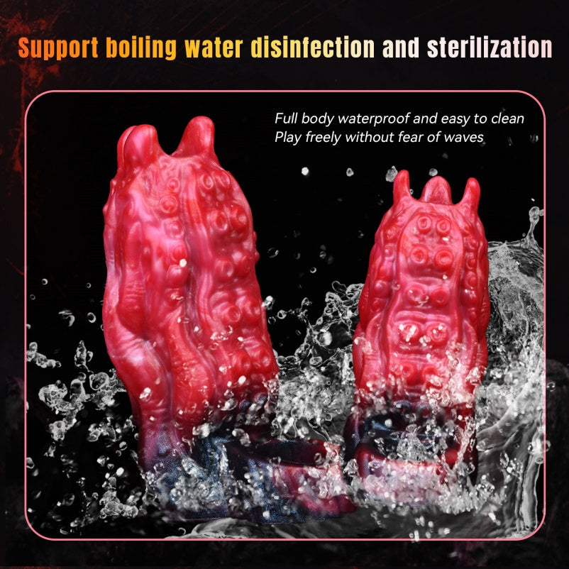 Monster Tentacle Fantasy Vibrating Penis Sleeve - ED Enhancement and Ejaculation Control for Men
