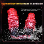Monster Vibrating Penis Sleeve Extender - Fantasy Cock Sheath Sex Toys for Men Gay