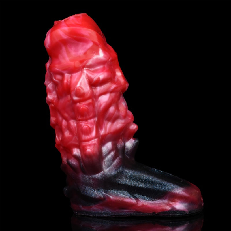 Monster Vibrating Penis Sleeve Extender - Fantasy Cock Sheath Sex Toys for Men Gay