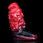 Monster Vibrating Penis Sleeve Extender - Fantasy Cock Sheath Sex Toys for Men Gay