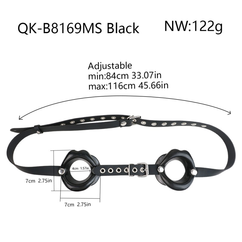 Lip-Shaped Nipple Clamps Play Bondage Kinky Sex - Female Strap-On Sexual Stimulation BDSM Toys