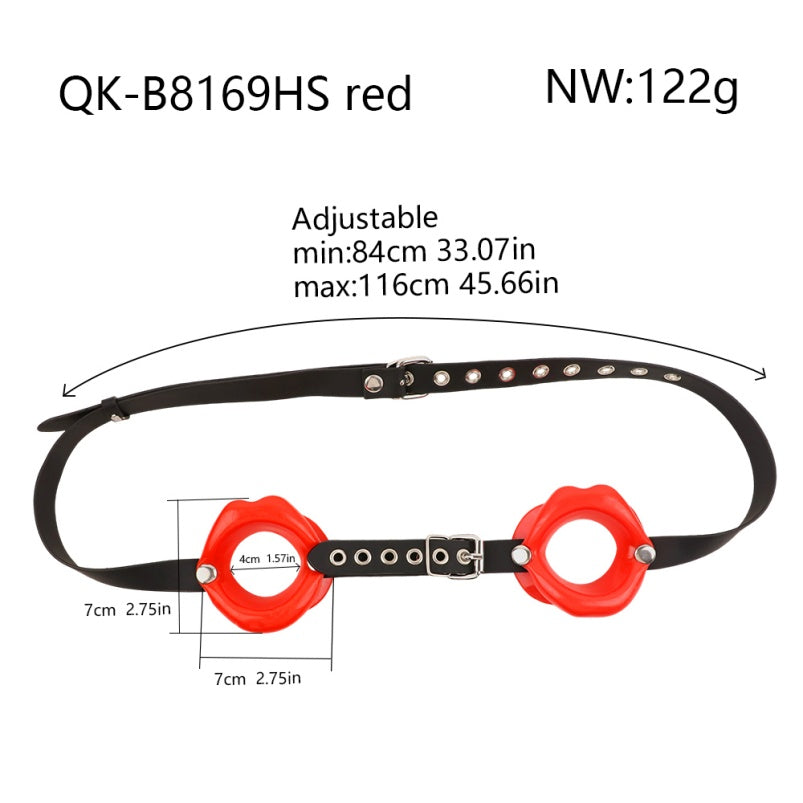 Lip-Shaped Nipple Clamps Play Bondage Kinky Sex - Female Strap-On Sexual Stimulation BDSM Toys