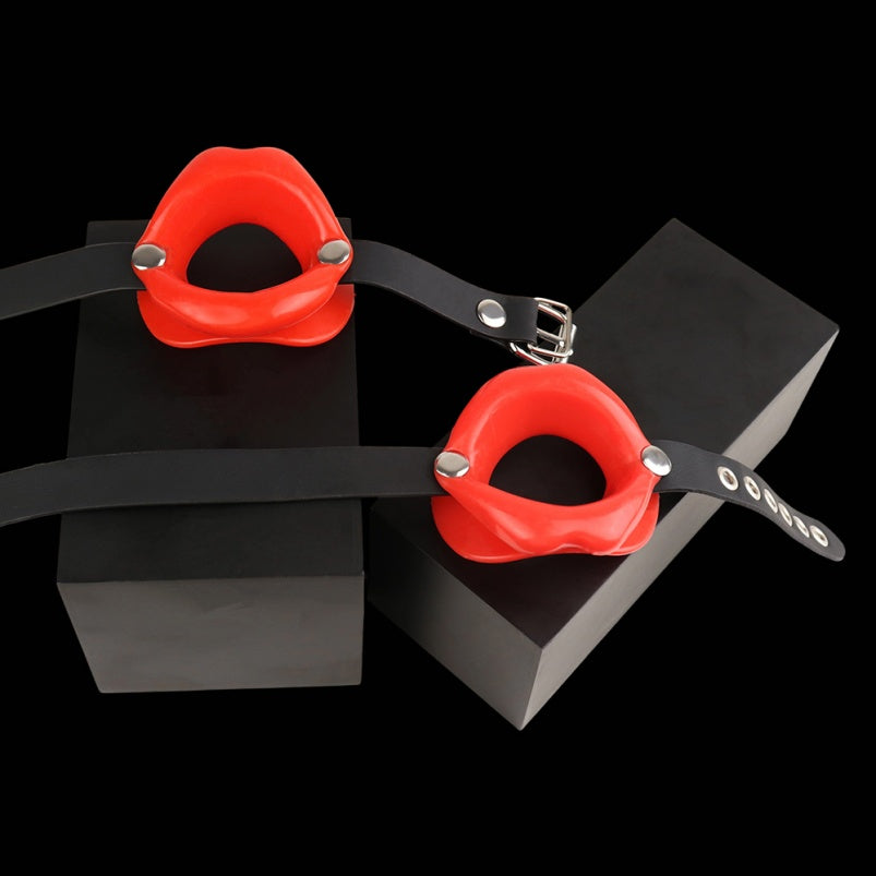 Lip-Shaped Nipple Clamps Play Bondage Kinky Sex - Female Strap-On Sexual Stimulation BDSM Toys