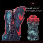 Abyss Series Textured Male Masturbator Sleeve – Ultra - Soft Silicone, Deep Channel Design - Tarisss Sex Toy Store