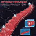 Fantasy Vibrating Tentacle Dildo – 10-Mode Octopus Vibrator for A-G-U Spot Stimulation & Hands-Free Play