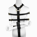 Adjustable BDSM Bondage Harness with Metal Buckles - Tarisss Sex Toy Store