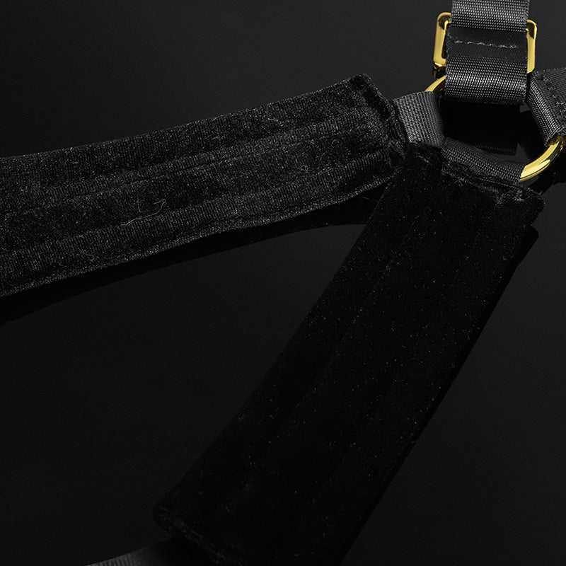 Adjustable BDSM Bondage Harness with Metal Buckles - Tarisss Sex Toy Store