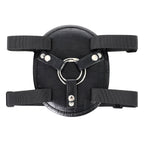 Adjustable Faux Leather Strap - On Harness with O - Ring Mount - Tarisss Sex Toy Store