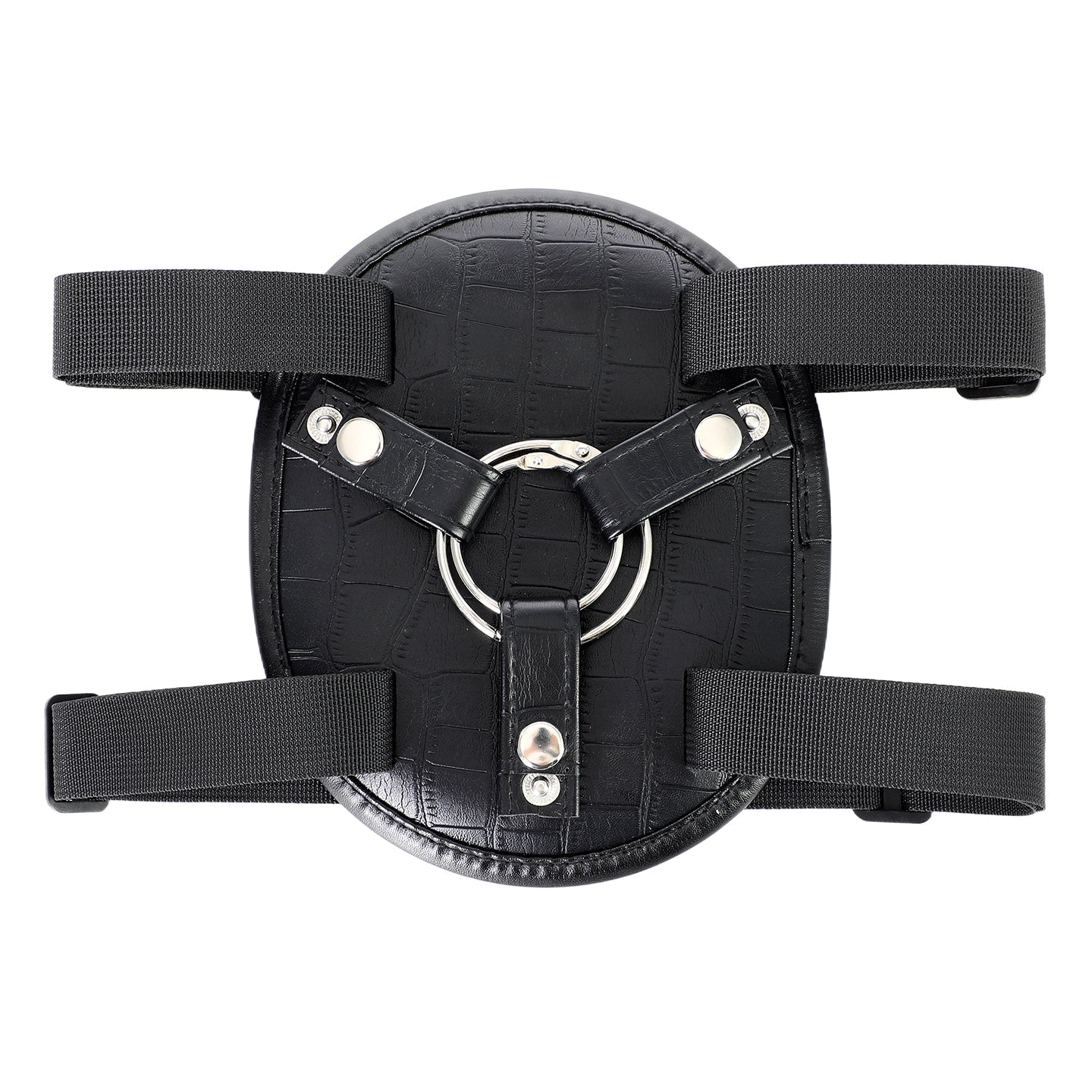 Adjustable Faux Leather Strap - On Harness with O - Ring Mount - Tarisss Sex Toy Store