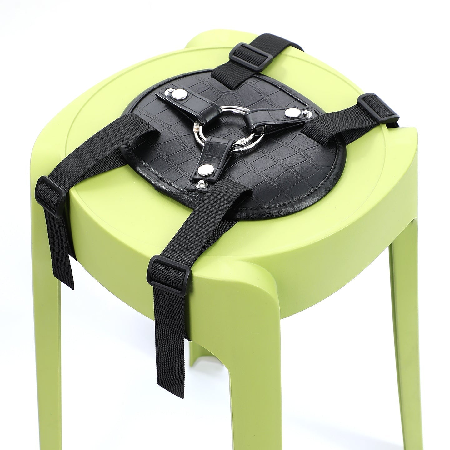 Adjustable Faux Leather Strap - On Harness with O - Ring Mount - Tarisss Sex Toy Store
