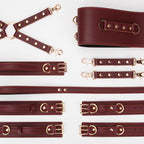 Adjustable Leather Harness Strap Set with Metal Buckles & Connectors - Tarisss Sex Toy Store