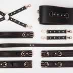 Adjustable Leather Harness Strap Set with Metal Buckles & Connectors - Tarisss Sex Toy Store