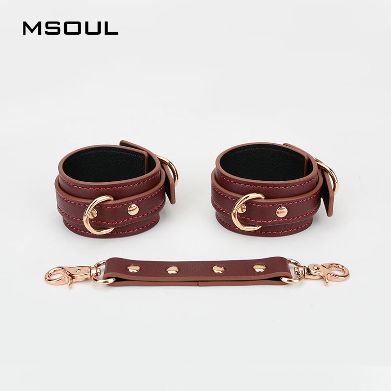 Adjustable Leather Harness Strap Set with Metal Buckles & Connectors - Tarisss Sex Toy Store