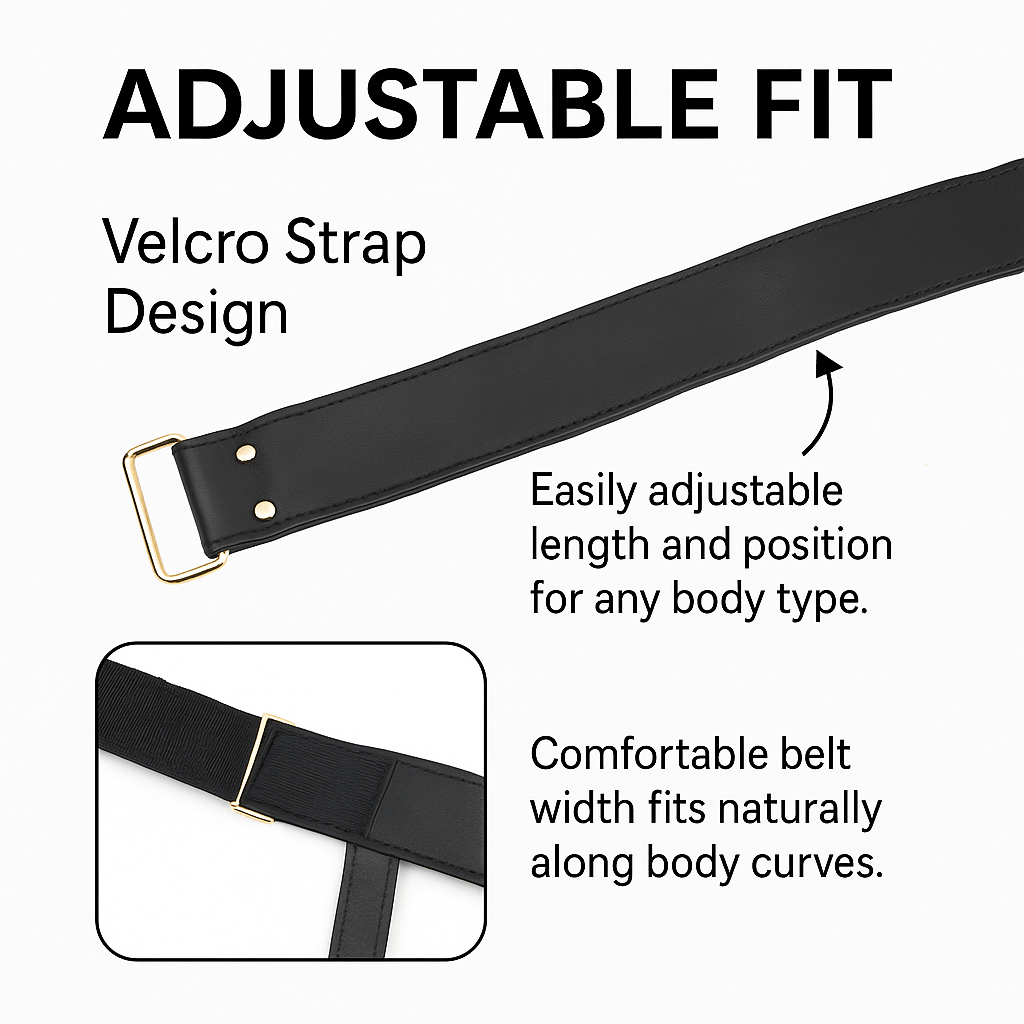 Adjustable Leather Strap - On Harness – Wearable Suction Base Edition (Black) - Tarisss Sex Toy Store