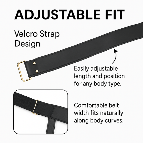 Adjustable Leather Strap - On Harness – Wearable Suction Base Edition (Black) - Tarisss Sex Toy Store