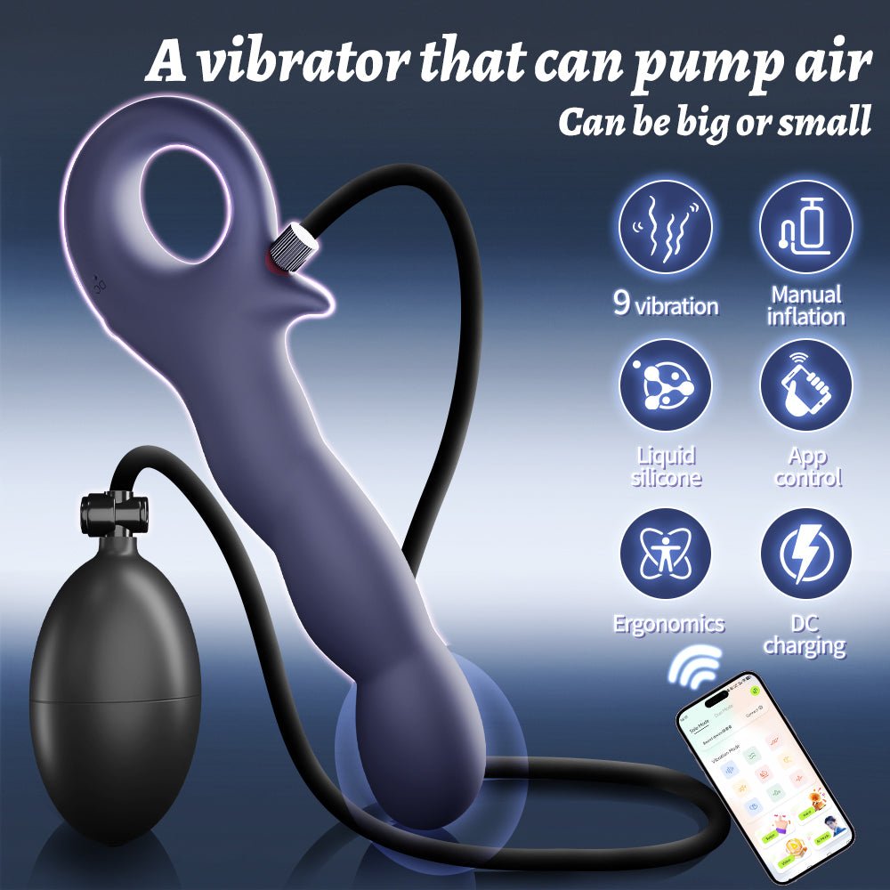 AeroPulse App - Controlled Inflatable Prostate Massager - Tarisss Sex Toy Store