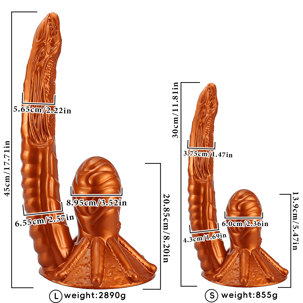 Alien Parasite Tentacle Dildo Predator - Tarisss Sex Toy Store