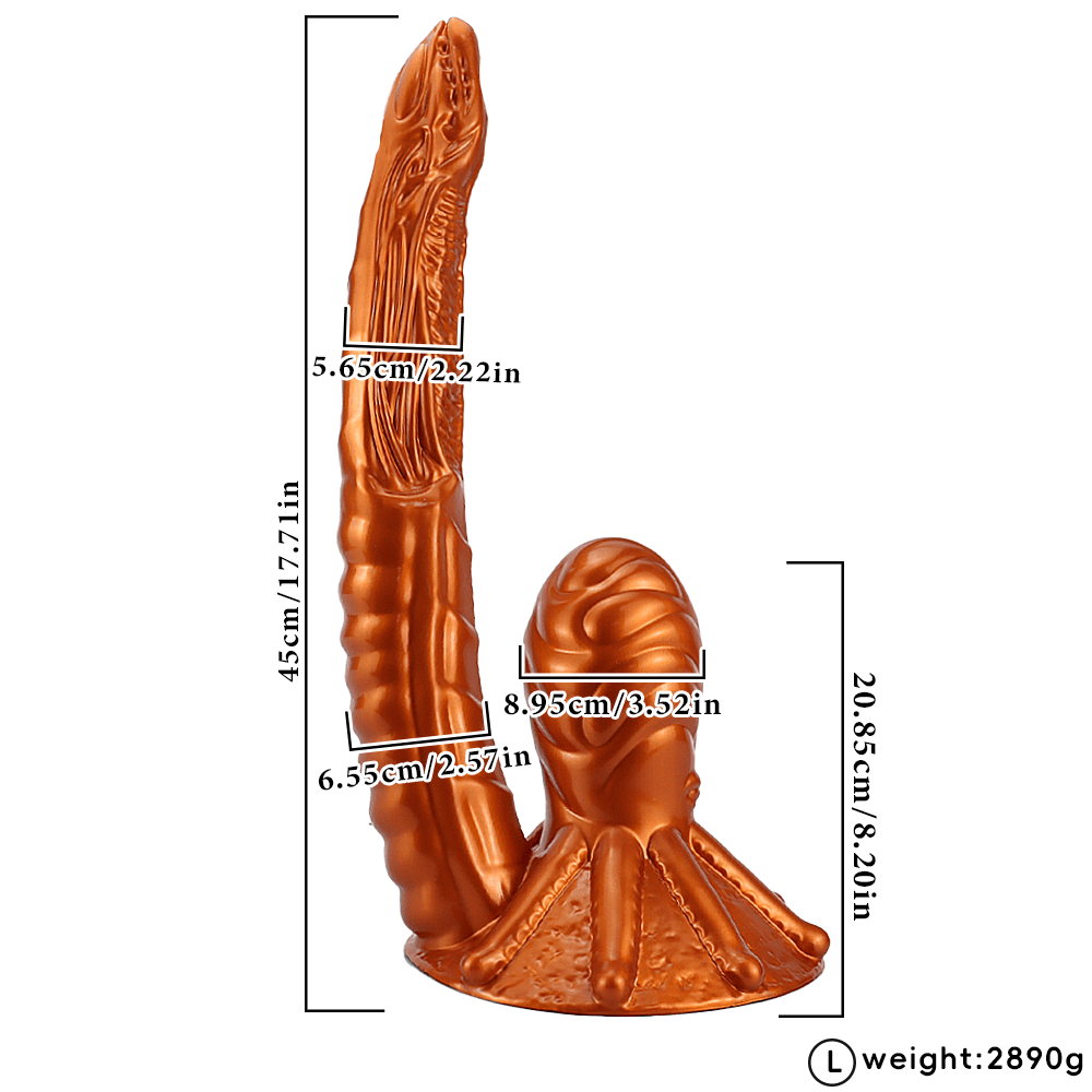 Alien Parasite Tentacle Dildo Predator - Tarisss Sex Toy Store
