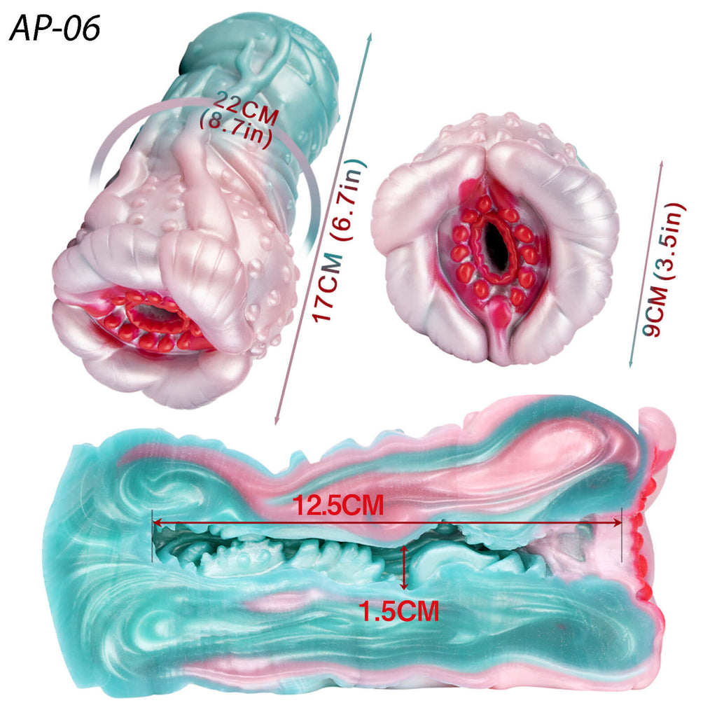 Alien Plants Silicone Fantasy Male Manual Masturbator - Tarisss Sex Toy Store