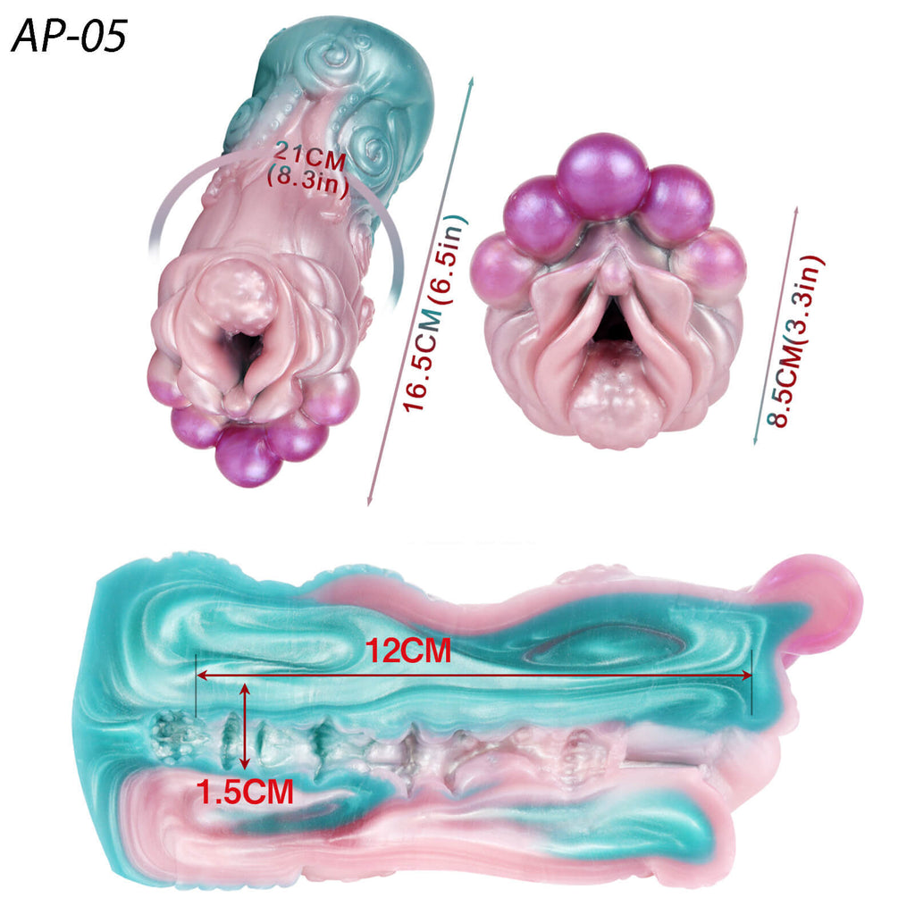 Alien Plants Silicone Fantasy Male Manual Masturbator - Tarisss Sex Toy Store
