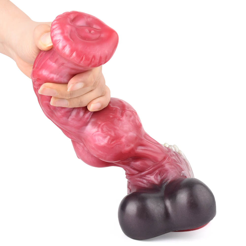 Alpha 13 Inch Silicone Wolf Dildo with Cock Knot - Tarisss Sex Toy Store