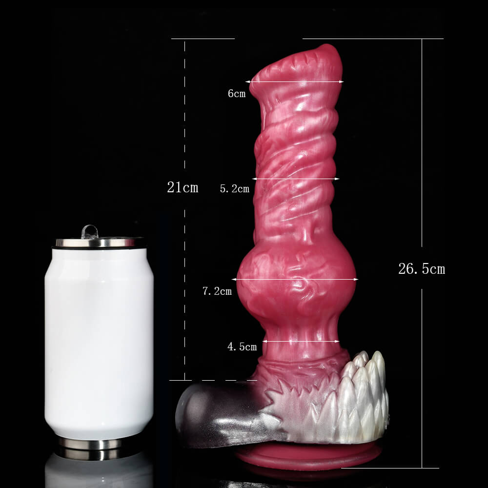 Alpha 13 Inch Silicone Wolf Dildo with Cock Knot - Tarisss Sex Toy Store