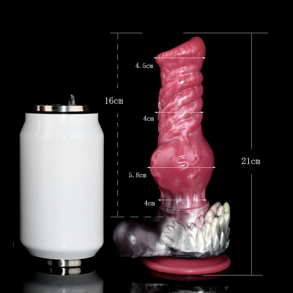 Alpha 13 Inch Silicone Wolf Dildo with Cock Knot - Tarisss Sex Toy Store