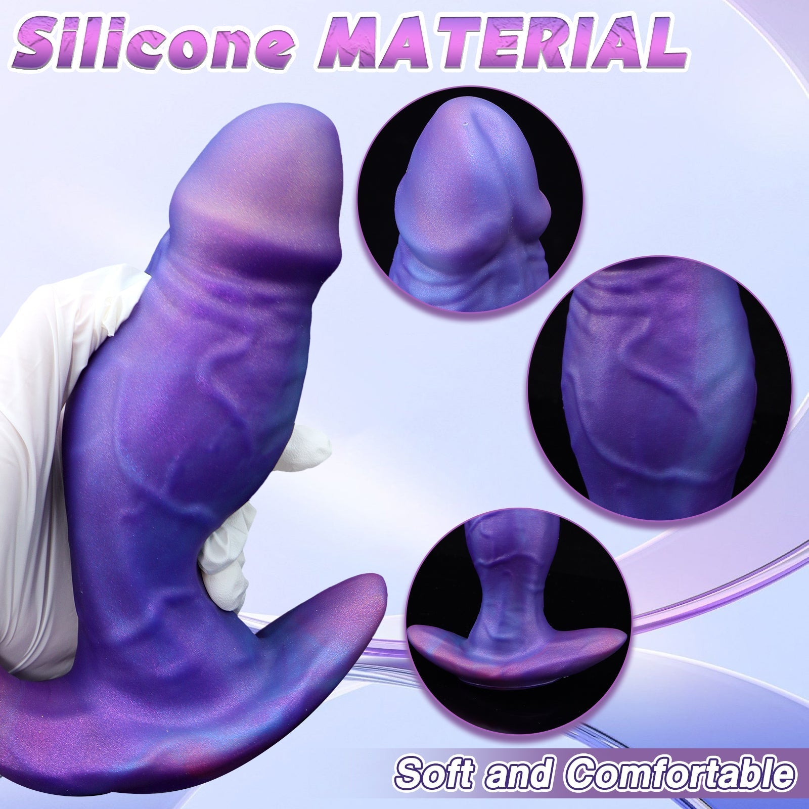 Anal Butt Plug Silicone Sex Toys with Anchor Base - Tarisss Sex Toy Store