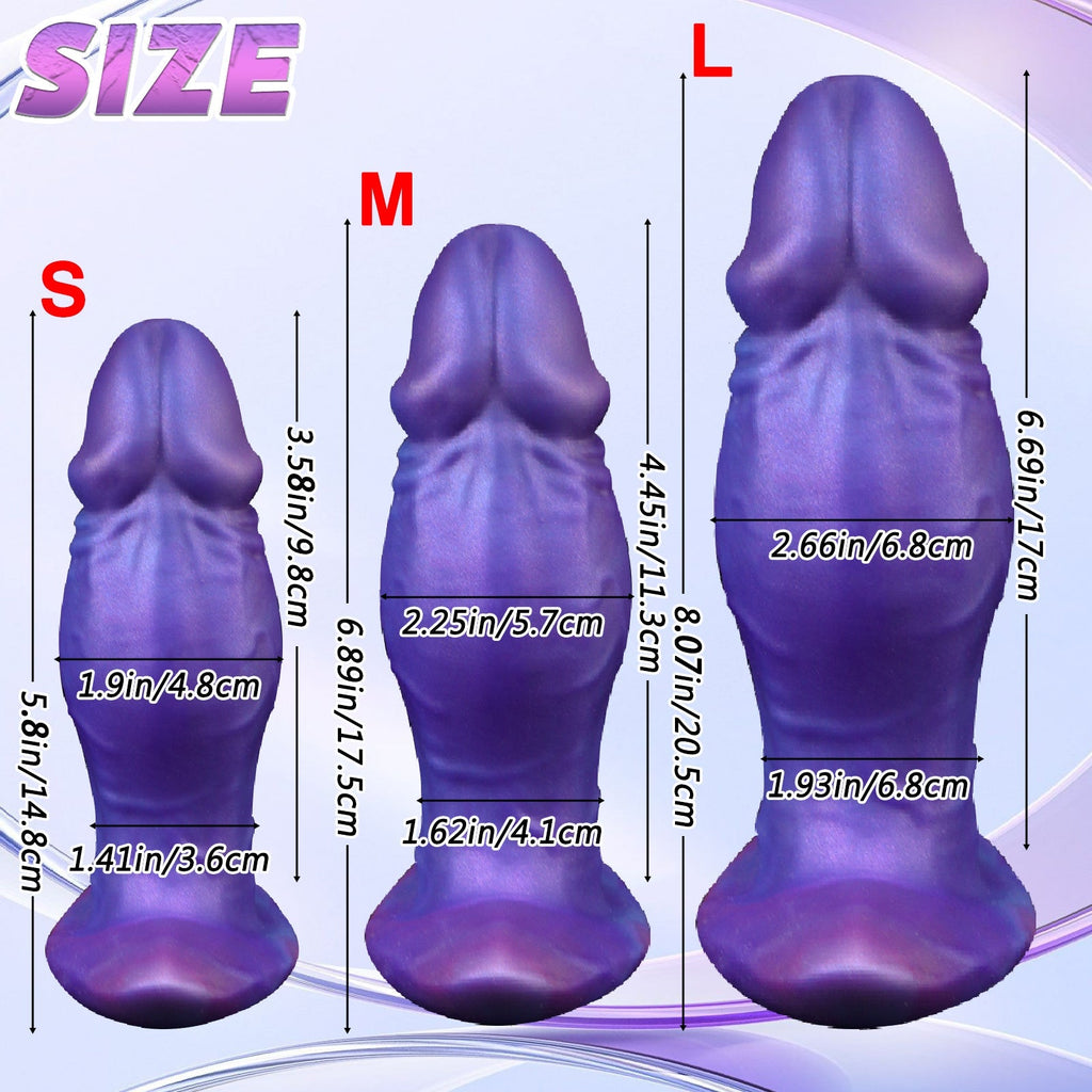 Anal Butt Plug Silicone Sex Toys with Anchor Base - Tarisss Sex Toy Store