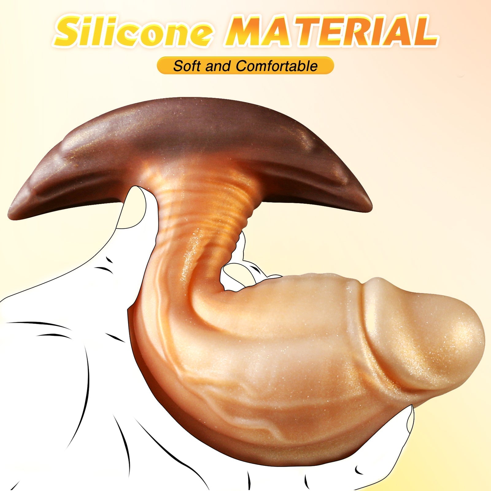 Anal Butt Plug Silicone Sex Toys with Anchor Base - Tarisss Sex Toy Store