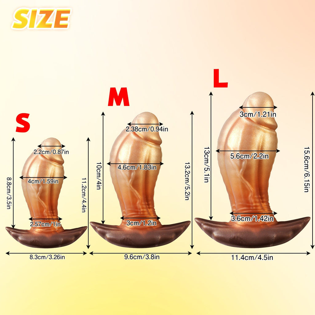 Anal Butt Plug Silicone Sex Toys with Anchor Base - Tarisss Sex Toy Store