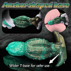 Ancient Guardian 8 inch Silicone Thick Butt Plug with Anchor Base - Tarisss Sex Toy Store