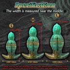 Ancient Guardian 8 inch Silicone Thick Butt Plug with Anchor Base - Tarisss Sex Toy Store