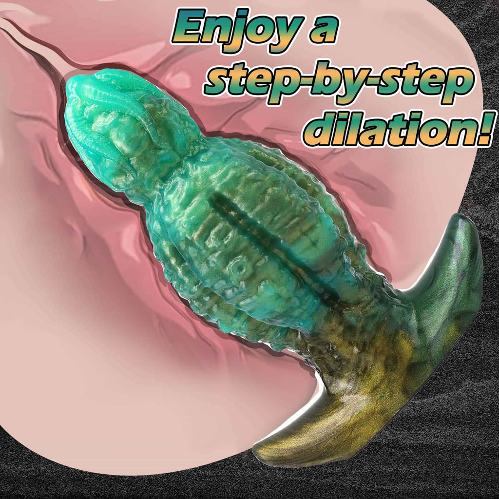 Ancient Guardian 8 inch Silicone Thick Butt Plug with Anchor Base - Tarisss Sex Toy Store