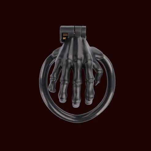 Skeleton Hand Chastity Cage – Lightweight Resin Male Chastity Device