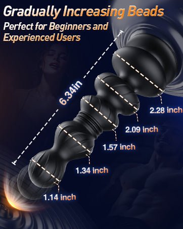 App - Controlled Telescopic Thrusting Anal Plug (3rd Generation) - Tarisss Sex Toy Store