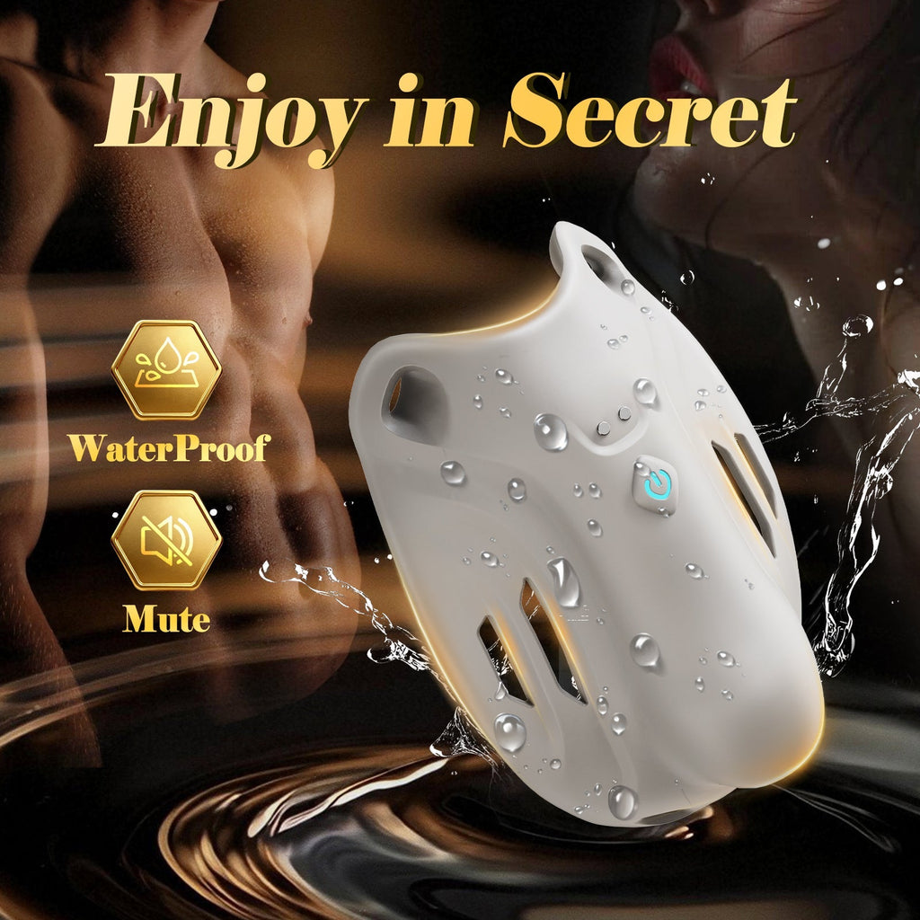 App - Controlled Wearable Male Enhancer & Vibrating Chastity Cage for Discreet Outdoor Play - Tarisss Sex Toy Store