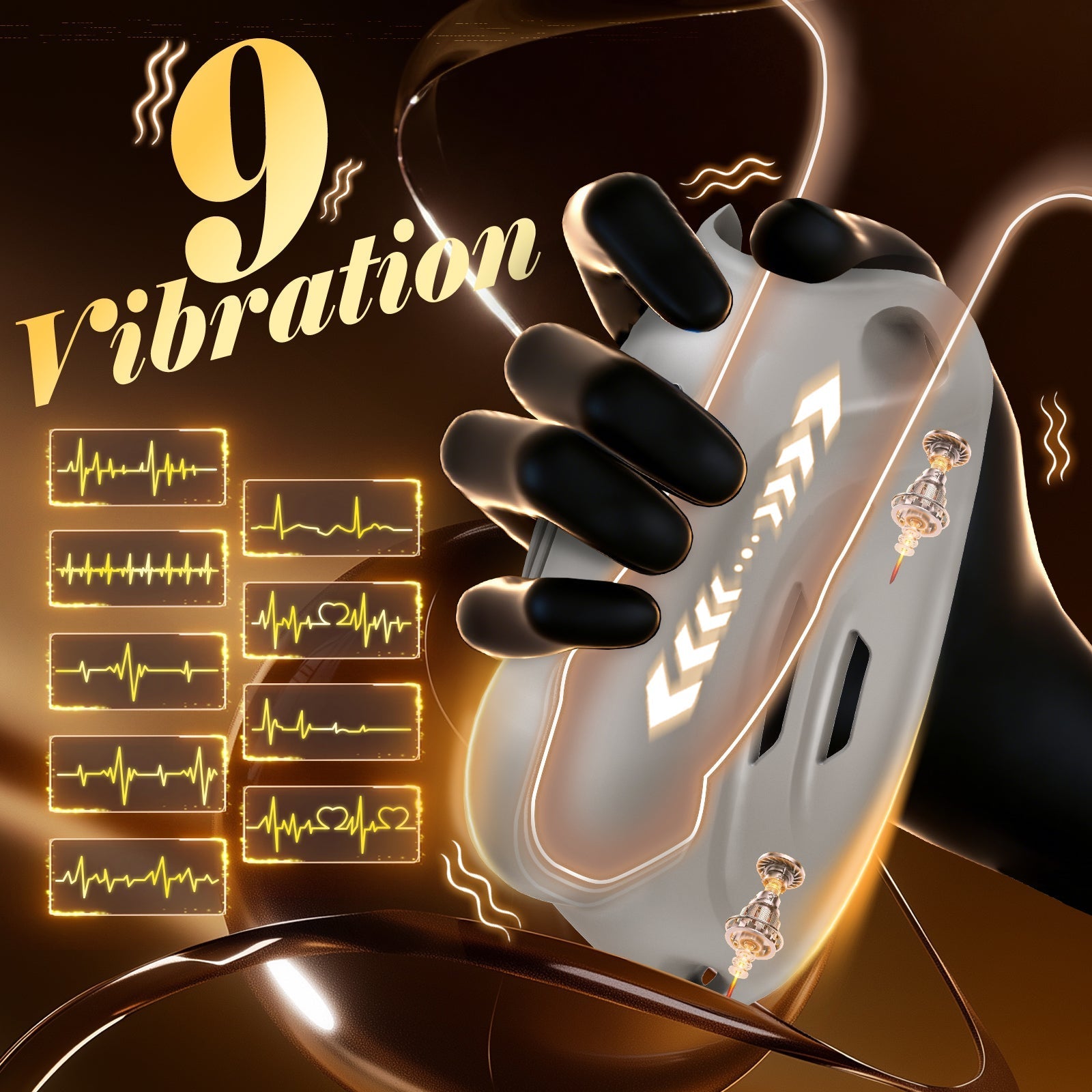 App - Controlled Wearable Male Enhancer & Vibrating Chastity Cage for Discreet Outdoor Play - Tarisss Sex Toy Store
