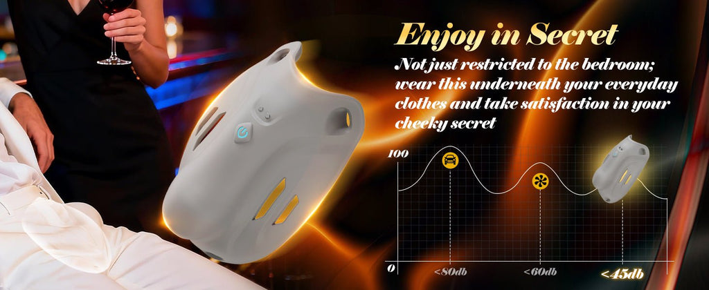 App - Controlled Wearable Male Enhancer & Vibrating Chastity Cage for Discreet Outdoor Play - Tarisss Sex Toy Store