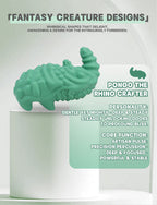 Fantasy Rhino Silicone Grinder Sex Toy – Clitoral Stimulation Vibrator for Women Masturbating
