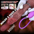 Ovipositor Dildo — Realistic Flesh-Tone Fantasy Silicone Dildo with Egg-Laying Function