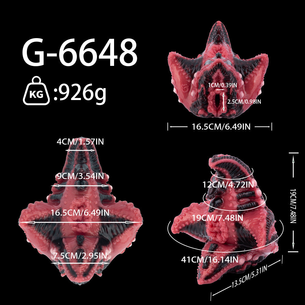 Tentacle Starfish Silicone Pocket Pussy — Deep-Sea Monster Fantasy Masturbator for Men