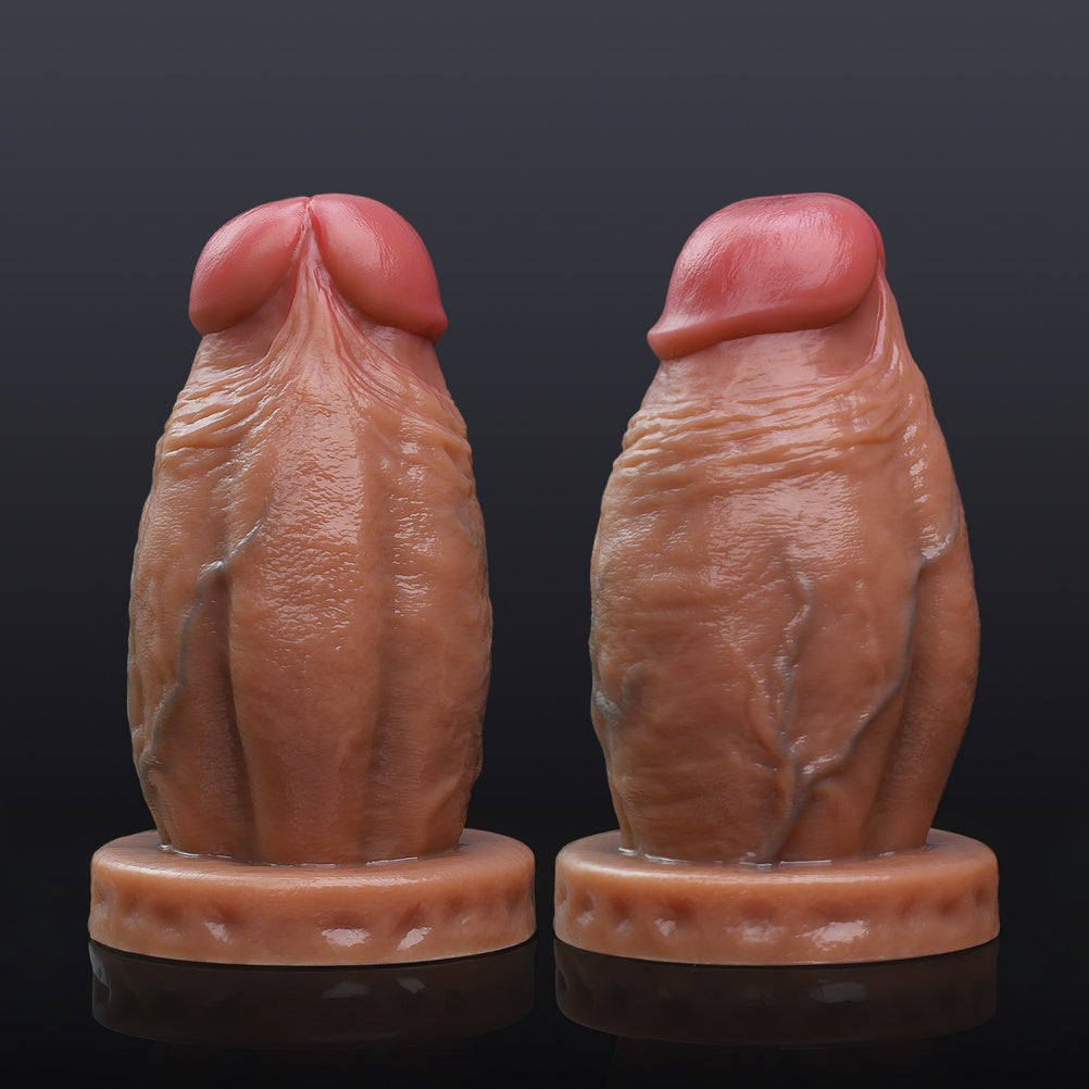 Giant Thick Dildo Realistic – Mushroom Head Silicone Monster Cock | Domlust