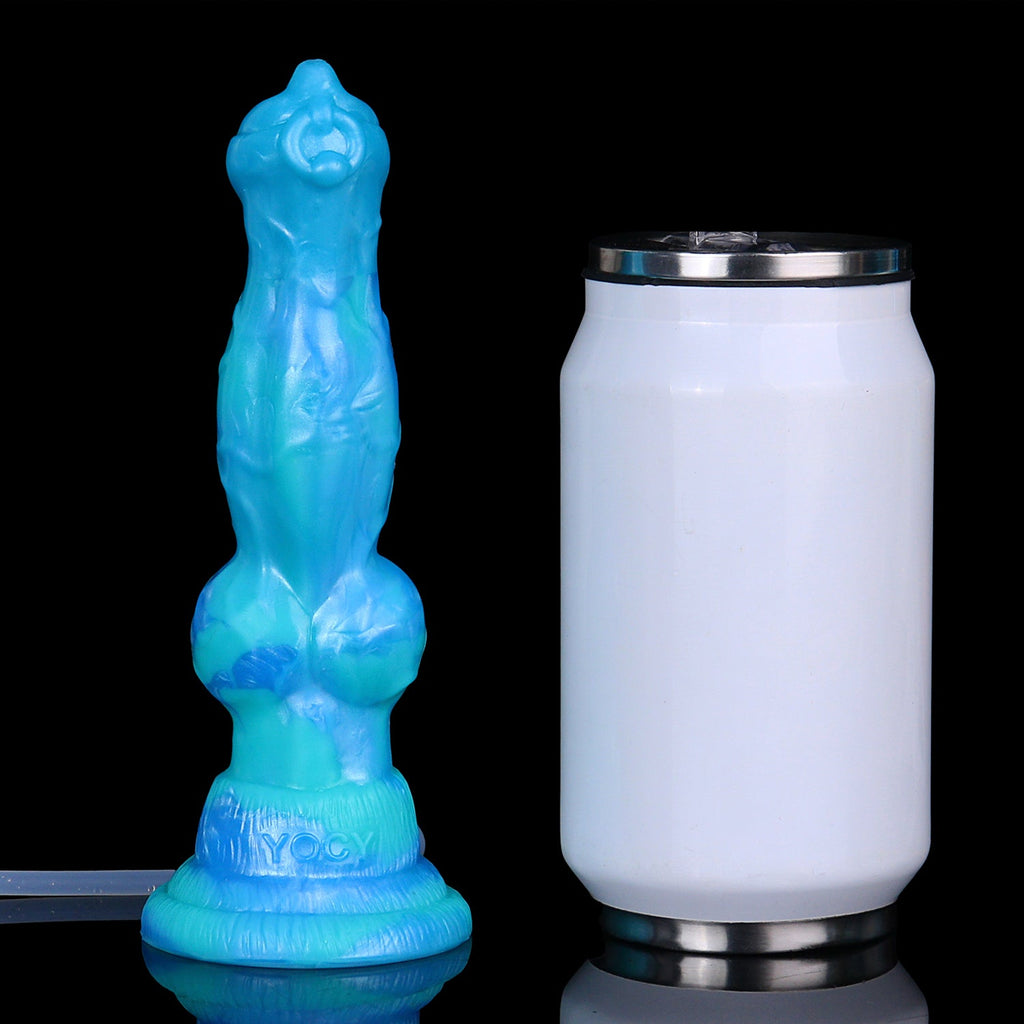 Fantasy Squirting Dog Knotting Dildo – Creature Cock with Ejaculating Function Sex Toys for Women