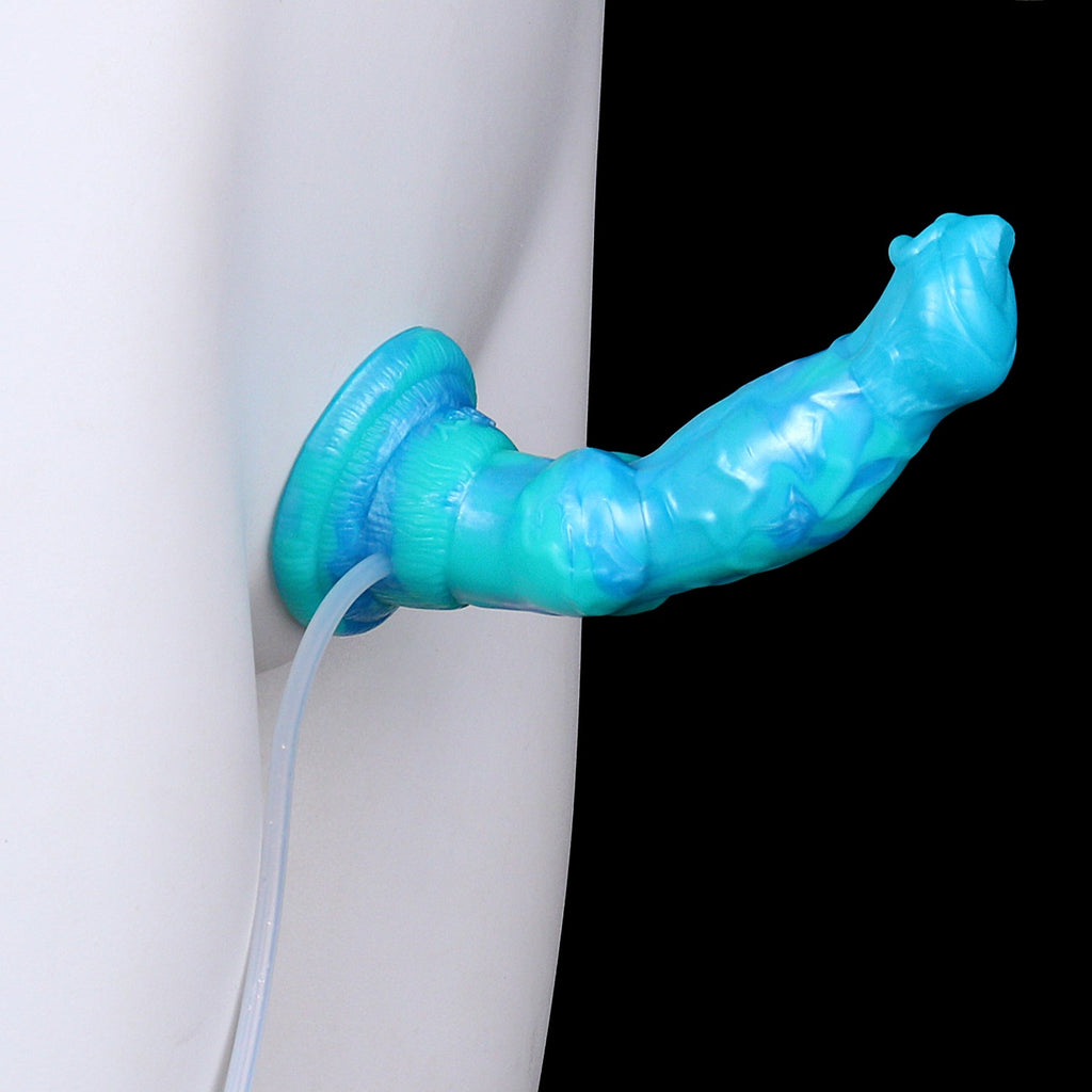 Fantasy Squirting Dog Knotting Dildo – Creature Cock with Ejaculating Function Sex Toys for Women