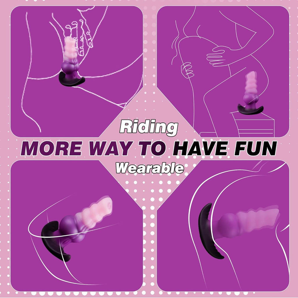 Aural Bliss Vibrating Plug – Dual Tone Purple Edition - Tarisss Sex Toy Store